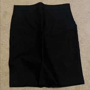 J. Crew Elegant Black Pencil Skirt